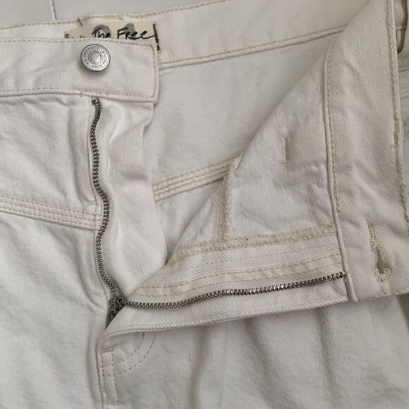 We The Free Denim Mini Skirt Cotton Size 31 - Picture 5 of 11